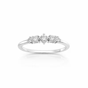 Bague de fiançailles en or blanc 14 carats, diamant rond brillant de 1,00 carat, clarté VS1, couleur F, style romantique, certifié IGI, bijoux en diamant - Product Image 3