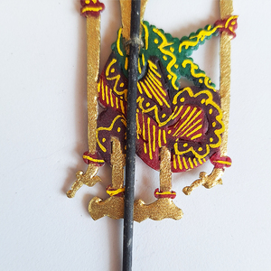 Handgefertigte Indonesische Leder-Shadow-Puppets Traditionelle Javanische Kulturelle Tischdekoration Ethnische Kunst Ausstellungsstück Souvenir - Product Image 4