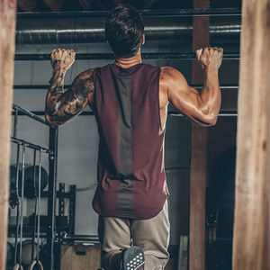 Camiseta sin mangas para gimnasio de verano para hombre, ligera, transpirable, para entrenamiento físico, camiseta deportiva sin mangas - Product Image 1