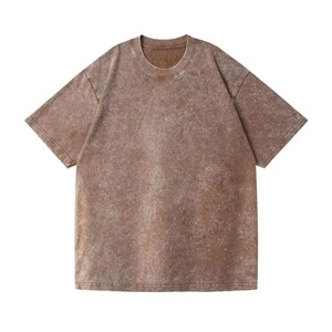 T-shirt en denim uni 100% coton, imprimé DTG/DTF, coupe classique pour homme, taille plus, style vintage personnalisé - Product Image 2