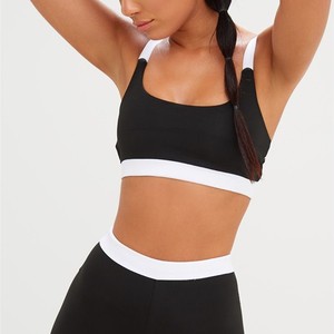Soutien-gorge de sport sans couture à col rond et dos ouvert pour femme, idéal pour le yoga, la gym, le fitness et l'entraînement - Product Image 4