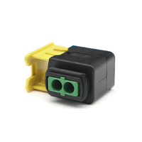 Connecteur EV Jinhang2p-NCL robuste en laiton de 2,8 mm, étanche IP67, prise femelle 12 V pour véhicule électrique, terminal 2 broches avec joint