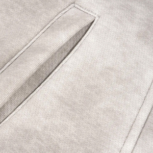 Sweat à capuche blanc pour homme 420 GSM, qualité supérieure, coupe ample, imprimé en relief, zippé, oversize, personnalisable - Product Image 5