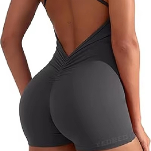 High guality Yoga <b>Leggings</b> with Flexible Spandex Knitted Fabric Solid <b>Pattern</b> Breathable for Women - Product Image 1