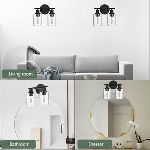 Moderne 5-licht Badkamer Ijdelheid Verlichting Geborsteld Nikkel Helder Glas Schaduw Voor Keuken Woonkamer Hal Slaapkamer Leeszaal - Product Image 6