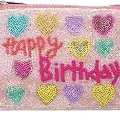 Monedero Personalizado de Estilo Étnico Vintage, Hecho a Mano con Cuentas, Mini Portamonedas para Mujer - Product Image 3