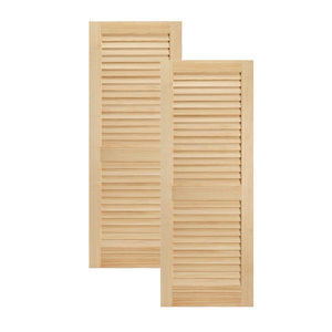 Portes intérieures en bois massif de qualité supérieure pour la maison, porte battante à persiennes pour café, porte intérieure en bois durable et élégante - Product Image 1