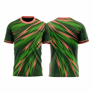 Camiseta Estilo Jersey de Fútbol, Servicio OEM y ODM Disponible |   Impresión de Logotipos Personalizados |   Tela con Control de Humedad - Product Image 3