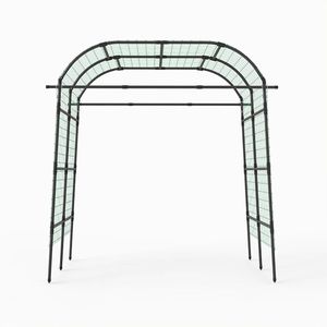 Arche de jardin en métal de 7,5 pieds de haut pour plantes grimpantes, clôture et portail extérieur - Product Image 5