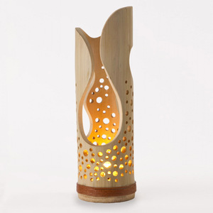 Lampes décoratives en bambou faites à la main, design unique, tendance actuelle, décoration artistique en bambou, lampe prête à être expédiée - Product Image 2