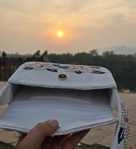 Bolsos de Hombro de Lujo Hechos a Mano con Cuentas, Estilo Boho, Ligeros, para Verano, Bolsos de Mano de la India - Product Image 1