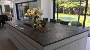Granite noir marin – Granite noir de qualité supérieure pour comptoirs, revêtements de sol et revêtements muraux - Product Image 2