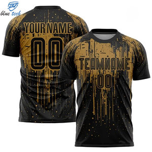High Quality Custom Sublimation Printed Breathable Eco-Friendly Short Football Jersey OEM Sports Uniform Unlimited Color Design - Product Image 2