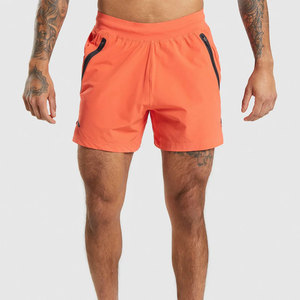 Shorts de sport décontractés pour hommes, pour la course à pied et l'entraînement, avec motif uni, en spandex respirant, écologiques, à séchage rapide, athlétiques - Product Image 5