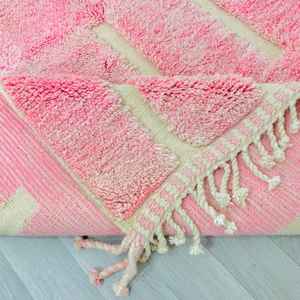 Tapis d'intérieur texturé moderne pour salon, tapis doux à poils longs à motifs géométriques, style bohème, tapis décoratif pour chambre à coucher - Product Image 5