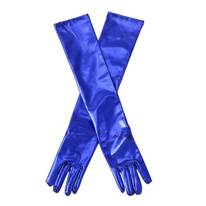 Guantes Largos de Satén para Mujer, para Ópera, Fiesta, Baile de Graduación, Disfraces, Colores Sólidos, para Boda, Novia - Product Image 3
