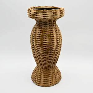 Porte-bougie chauffe-plat rond en rotin tressé fait main, écologique, résistant à la chaleur, tailles personnalisées pour la décoration de Noël à la maison - Product Image 3