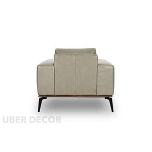 Calmora Mid-Century Modern Japandi Accent Chaise Lounge Silla personalizable para sala de estar o salón - Product Image 2