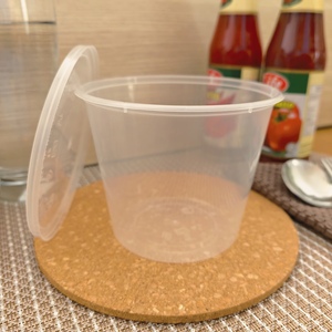 TW R25 Recipiente de 25 oz, Apto para Alimentos, PP Ecológico, Libre de BPA, Apto para Lavavajillas, Apto para Microondas, Apto para Congelador, Compostable, Biodegradable, con Tapa - Product Image 4