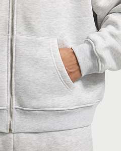 Sudadera con capucha extragrande plateada personalizada para hombre, de algodón grueso con forro polar, de alta calidad, estilo casual urbano. - Product Image 4
