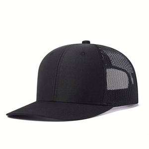 Casquette de baseball en maille 5 panneaux style 112 avec corde, impression et broderie, tableau blanc, protection solaire extérieure - Product Image 3