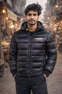 เสื้อแจ็คเก็ตพาราจัมเปอร์ส โคลเบิร์ต รุ่นไฮบริดน้ำหนักเบาสำหรับผู้ชาย ขายส่ง เสื้อแจ็คเก็ตพัฟเฟอร์แฟชั่นฤดูหนาวลำลองกันน้ำ เสื้อผ้าตัวยาว - Product Image 5