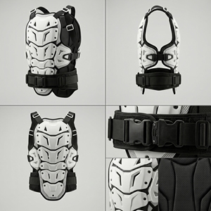 Protection dorsale professionnelle impex pour moto tout-terrain, respirante, homologuée CE, pour la protection des lombaires - Product Image 3