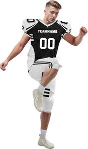 ชุดอเมริกันฟุตบอลแบบกำหนดเองสำหรับผู้ชาย ผ้าโพลีเอสเตอร์ 100% แห้งเร็ว ระบายอากาศได้ดี - Product Image 3