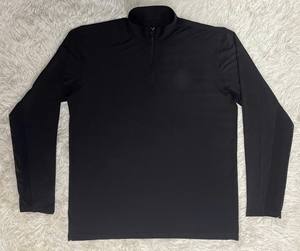 Pull à col montant zippé pour homme, personnalisé, en tissu extensible respirant, fourni par l'usine pour les marques, les tenues d'équipe et l'usage décontracté - Product Image 6