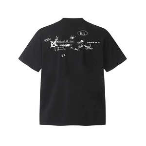 Camiseta de Algodón Lavado de Moda, con Patrón Personalizado, de Manga Corta para Hombre, para Verano - Product Image 5