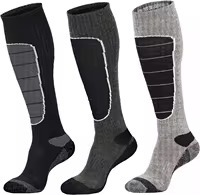 <b>White</b> <b>Knee</b> <b>High</b> <b>Socks</b> for Adults Soccer Football Breathable Knitted Solid Color Regular Style Wholesale rate - Product Image 6