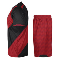 Conjunto de Uniforme de Fútbol Personalizado para Hombre, Elástico en Cuatro Direcciones, Absorbente de Humedad, Antibacterial, Ecológico, Transpirable y de Secado Rápido