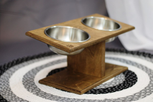 Tazón de Comida y Agua para Perros de Madera y Acero, Tazón Antideslizante para Razas Grandes/Pequeñas, Proveedor Mayorista de la India - Product Image 6