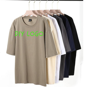 Camiseta Negra de Manga Corta para Hombre, con Logotipo Estampado en la Parte Delantera, Corte Holgado, Cuello Redondo, Tela No Tejida, Ecológica, de Secado Rápido y Transpirable - Product Image 3