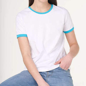 Camiseta de Mujer, Algodón Suave, Cuello Redondo, Manga Corta, Corte Regular, Informal, Básica para Uso Diario, Ligera y Cómoda - Product Image 1