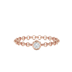 <b>Fine</b> High Quality Wholesale <b>Ring</b> Jewelry Round Cut Lab Created Diamond 9K 10K Solid Gold Fashionable Stainless Steel Dainty <b>Ring</b> - Product Image 2