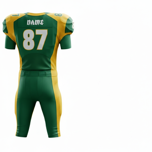 American Set Custom 100% Polyester Lightweight Breathable Moisture Wicking Durable Training Practice <b>Game</b> Sportswear OEM ODM - Product Image 3