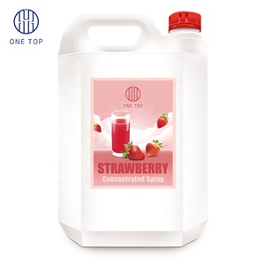 ONE TOP Strawberry Concentrated Syrup Liquid in Bottle (5kg) for <b>Bubble</b> <b>Tea</b> <b>Ingredients</b> - Product Image 5