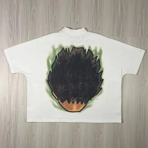 Breathable Bulk Clothes Custom t Shirt Digital Print Short Sleeve High Quality Oversized Boxy t Shirt for Men 100% Cotton - Product Image 4