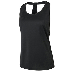 Débardeur blanc grande taille pour femme, sans manches, dos froncé, 100% coton, jersey d'été respirant, vêtements de sport décontractés - Product Image 5