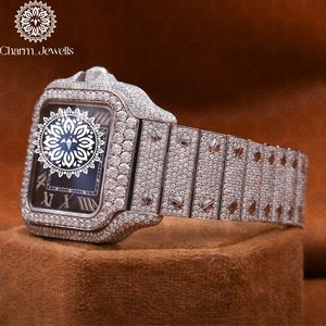 Reloj de Lujo para Hombre Charm Jewells, Caja de Acero Inoxidable, Esfera Analógica de 40 mm, Cierre Oculto con Botón, Cristal, Mecánico, 10 Bar - Product Image 4