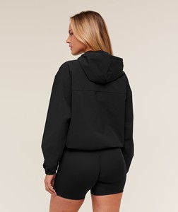 Veste de survêtement sans couture pour femme, coupe ajustée, extensible dans quatre directions, avec logo frontal, style Weekend Lifestyle - Product Image 3