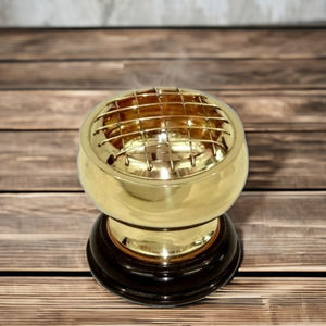 Aromatherapy Incense <b>Burner</b> with Wooden Coaster Screened Diffuser & Elegant Incense Holders - Product Image 1