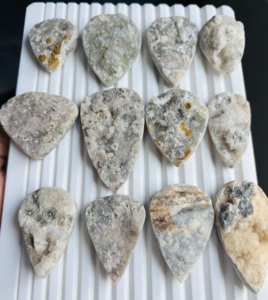 Jaspe océanique 100% naturel, collection de cabochons en pierres précieuses en vrac de formes et de tailles variées pour la fabrication de bijoux - Product Image 5