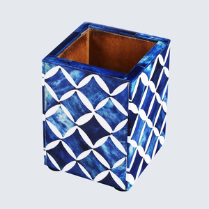Bone Inlay <b>Square</b> Pen Holder Art Deco Design <b>Adjustable</b> Multi-piece Package High Quality by blossom craft india - Product Image 6