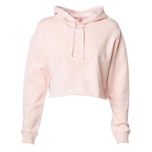 High Quality <b>Winter</b> Women's Hooded Crop <b>Top</b> Hoodies 100% Cotton Fleece Casual Wear Reasonable Price Best Selling - Product Image 1