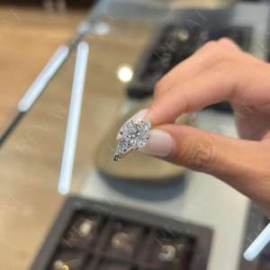 3 Carat Oval Three Stone Lab Grown Diamond Engagement <b>Ring</b>, 14K Gold Oval Engagement <b>Ring</b>, IGI Certified - Product Image 2