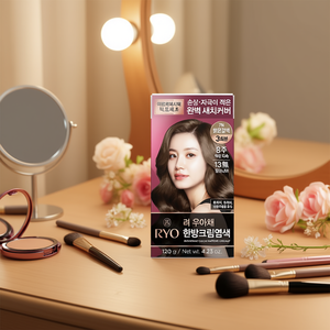 ครีมย้อมผมสีสวยสดใส RYO Korean Skincare Cosmetics รุ่น 7N สำหรับแต่งตา - Product Image 3