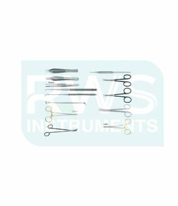 Ensemble d'instruments chirurgicaux pour fistule AV RWS Instruments RWS-BCI-4962 - Instruments manuels réutilisables en acier inoxydable pour la chirurgie pulmonaire CE - Product Image 6