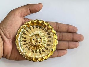 Premium Metal Incense Holder Cheap Rate Elegant Incense Holder for <b>Home</b> <b>Temple</b> Prayer and Spiritual Decor - Product Image 5